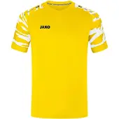 Jako T-Shirt fonctionnel jaune / gris argenté / noir / blanc