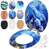Casaria Abattant Dolphin - Sotf Close Antibacterial - MDF 150kg