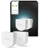 Philips Hue Module d'Interrupteur Mural Lot de 2