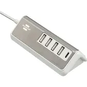 Brennenstuhl chargeur USB multiple avec 1,5m 4xUSB TYP A + 1x TYP C -