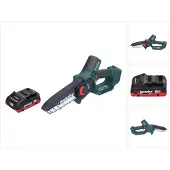 Metabo MS 18 LTX 15 Trononneuse sans fil 18 V 15 cm 5 m/s + 1x accu 4,0 Ah - sans chargeur