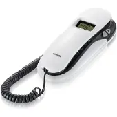 Brondi Téléphone filaire analogique Kenoby CID LCD gris blanc