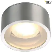 SLV ROX CEILING OUT, TCR-TSE, plafonnier d'extérieur, alu brossé, max. 11W, IP44
