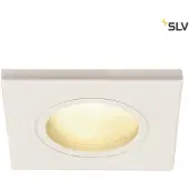 SLV Dolix Out luminaire encastré IP65 GU10 230V blanc rectangulaire