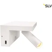 SLV Applique murale Karpo USB blanc