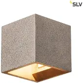 SLV Applique murale Solid Cube Up-Down grès noir