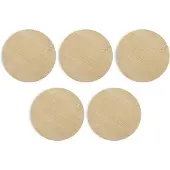 AlgoLaser Vierges à Graver Round Bamboo Coaster 5 Pcs