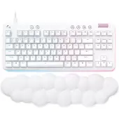 Logitech G 920-010414 clavier Jouer USB QWERTY Espagnole Blanc