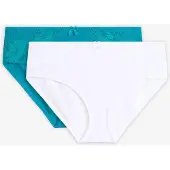 Bonprix Lot de 2 slips maxi avec dentelle