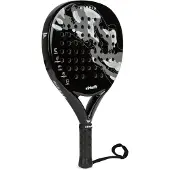VirtuFit Raquette de padel Hybrid noire et grise 365 g Carbone Noyau EVA