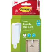 3M - Remorque À Toile Command (L X L X H) 85 X 37 X 18 Mm Blanc Contenu: 1 Pc(S) W288902