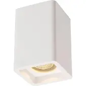SLV Plastra Plafonnier CL-1 carré blanc plâtre GU10 max. 35W 148004