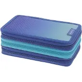 Herlitz 300001560 étui pour écoliers TriCase "Dip Dye Blue", 31 pièces