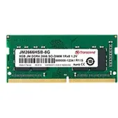 Transcend JetRAM - DDR4 - Module - 8 Go - SO DIMM 260-PIN - 2666 MHz / PC4-21300 - CL19 - 1.2 V - ungepuffert - non-ECC