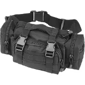 Mil-Tec Hommes, Sac banane, Sacoche ceinture Modular System - noir, Noir