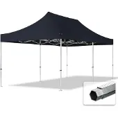 TOOLPORT 3x6 m Tonnelle pliante Alu, PVC 850, noir