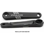 Praxis E-race Alloy Etor Spline Crank Argenté 175 mm