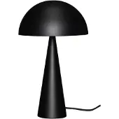 Hubsch Lampe de table Mush haute noir mat