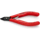 Knipex 75 22 125 Pince coupante de coté pour l'électronique brunie avec gaines en plastique 125 mm