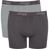 Sloggi Boxers ' Blue Start ' gris / noir