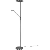 TRIO Lampe sur pied LED BRANTFORD argentée par 425610207