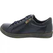 Andrea conti - Chaussures de sport pour femmes, lacets, bleu, pour le quotidien