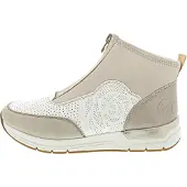 Rieker Baskets hautes beige / écru / beige foncé
