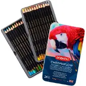 Derwent Metallic Box Chromaflow Pencil 24 Units Multicolore Enfants