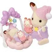 Sylvanian Families Sleepy Dream Siblings-(5806) Dollhouse Rose Enfants