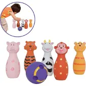 Ludi Animal Bowling Game Multicolore Enfants
