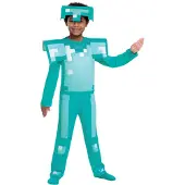 Disguise Minecraft Armor Deluxe Costume Vert 4-6 Years Enfants