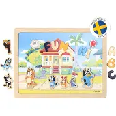 Bluey Jeux bleu clair / noisette / jaune clair / vert clair