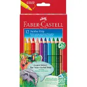 Faber-Castell Crayons de couleur - Géant Grip - Aquarelle - 12 p - - UneTaille - Set de Coloriage