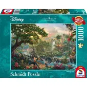 Schmidt Spiele Puzzle Thomas Kinkade - Le Livre de la Jungle - 1000 pièces