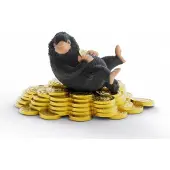 Schleich Niffler avec de l'or