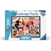 Ravensburger Children's Puzzle Disney Mickey and Friends - On the Road with Mickey and Minnie 200 Pieces
