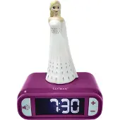 Disney Frozen Réveil avec veilleuse La reine des neiges Elsa en 3D