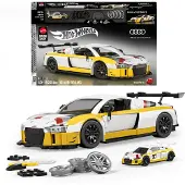 Hot Wheels Brick Shop Set - Série Elite - Audi R8 LMS 2015 - 820 - - UneTaille - Blocs de Construction