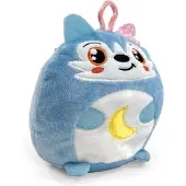 Clementoni Jouet en peluche avec veilleuse et sons, 0 mois+, Wolf,