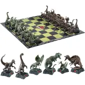 Noble Collection Jurassic Park Chess Board Game Doré Enfants