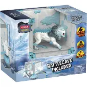 Schleich ELDRADOR CREATURES, Grotte de Combat, Lion de glace, référence 42766