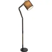 Globo Lighting Lampadaire métal noir, 1x E27