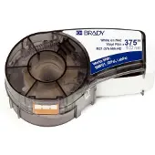 Brady M21-375-595-RD ruban vinyle blanc sur rouge 9,53 mm x 6,40 m (d'origine)