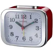 Techno Line Technoline XL Radio réveil à quartz Rouge métal