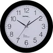 Technoline Horloge murale WT 8000 noire analogique
