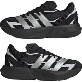 Adidas Baskets basses 'Lightblaze' noir / argent / blanc cassé