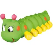 Trixie , jouet chenille pour chien, avec son, latex, 26cm, multicolore