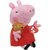 TY 46128 Figurine en peluche Beanie Babies - Peppa Wutz, 15 cm