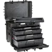 Explorer Cases 5140 Trolley noir avec tiroirs