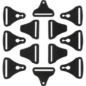 Leatt C-frame Carbon Buckle Kit Noir